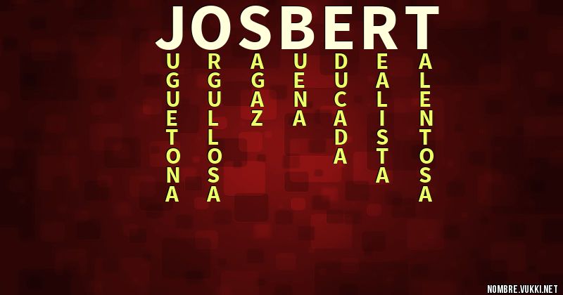 Acróstico josbert