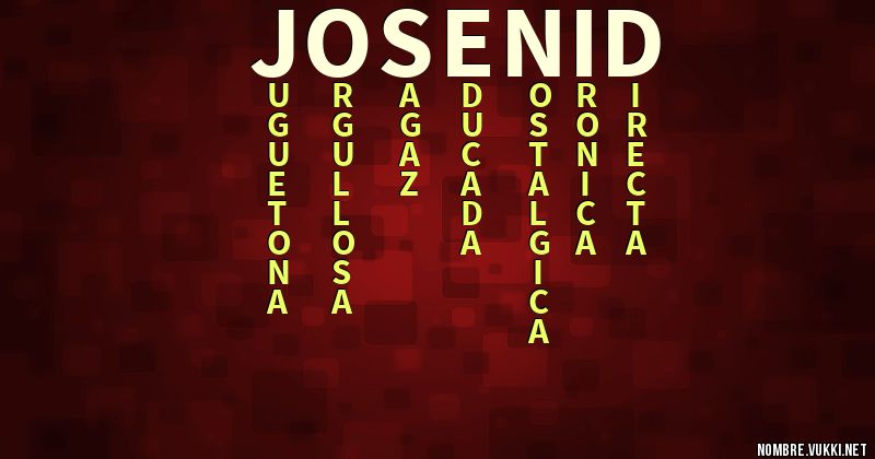 Acróstico josenid