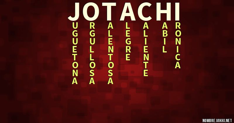 Acróstico jotachi