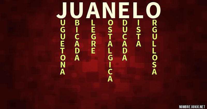 Acróstico juanelo