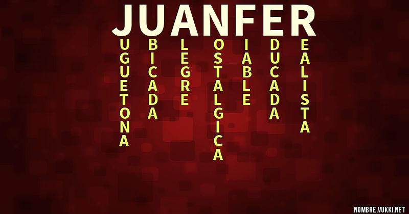 Acróstico juanfer