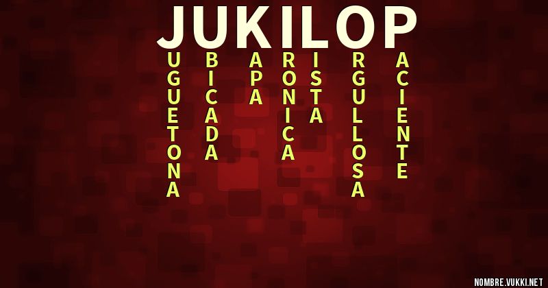 Acróstico jukilop