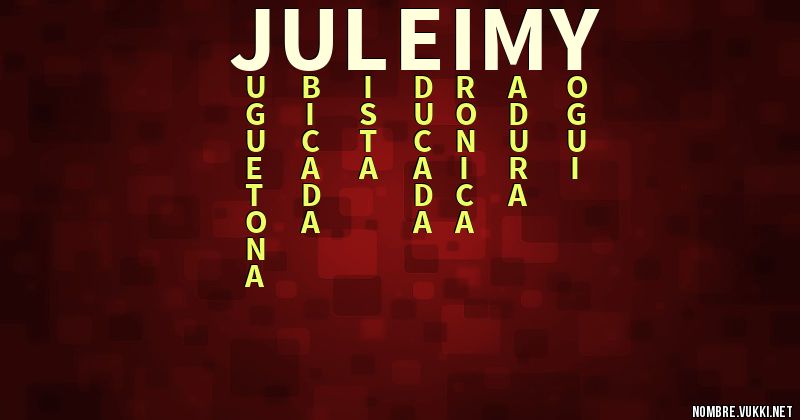 Acróstico juleimy
