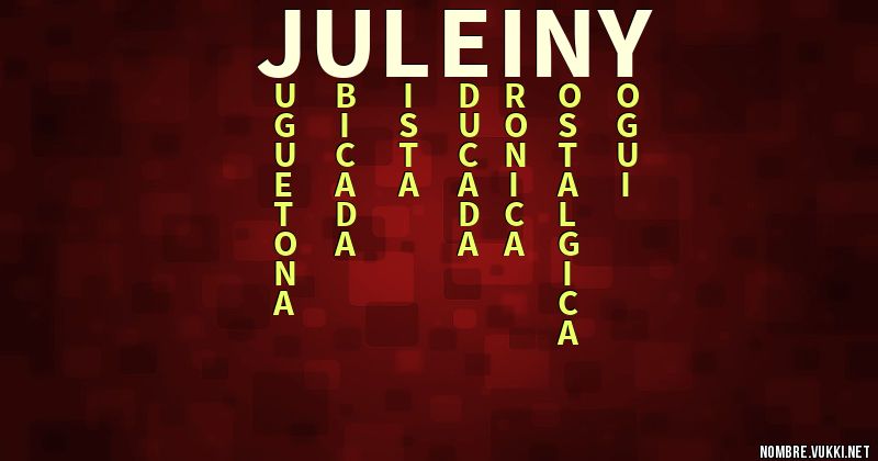 Acróstico juleiny