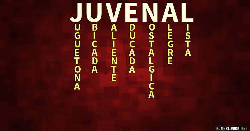 Acróstico juvenal