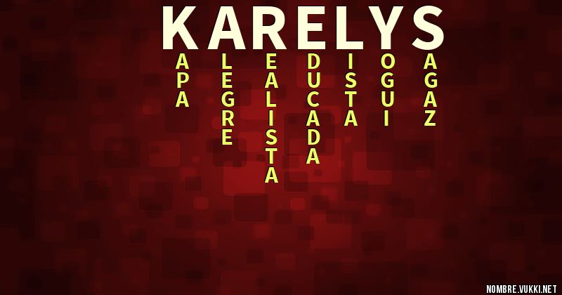 Acróstico karelys