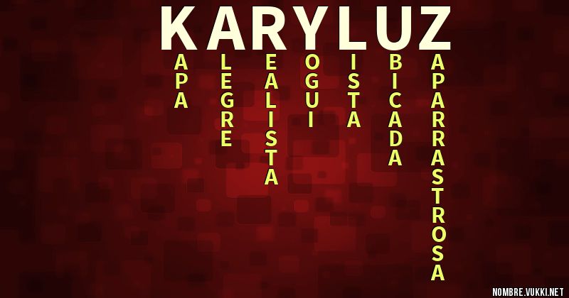 Acróstico kary luz