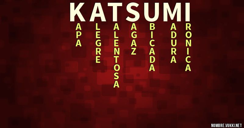 Acróstico katsumi