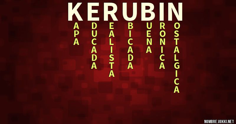 Acróstico kerubin