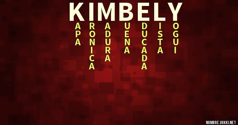 Acróstico kimbely