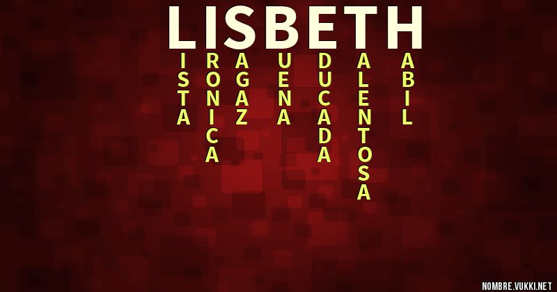 Acróstico lísbeth