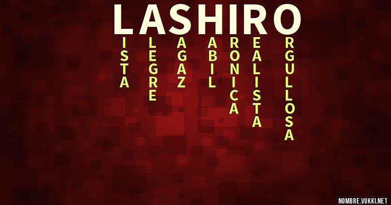 Acróstico la shiro