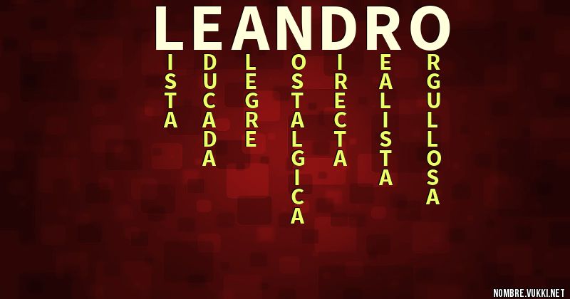 Acróstico leandro