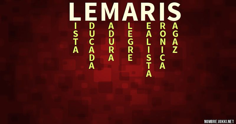 Acróstico lemaris