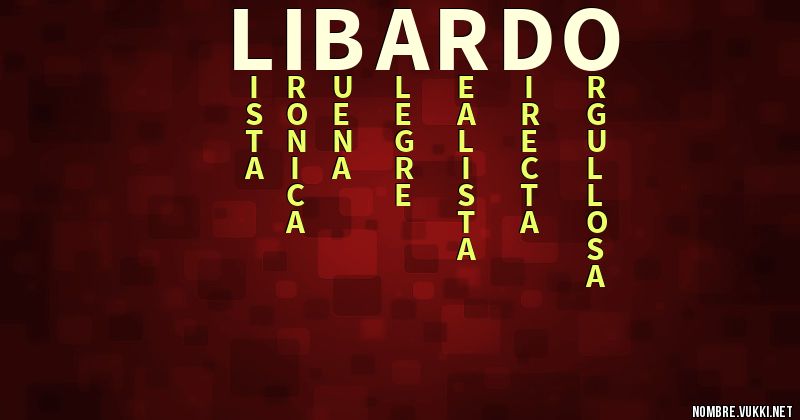 Acróstico libardo