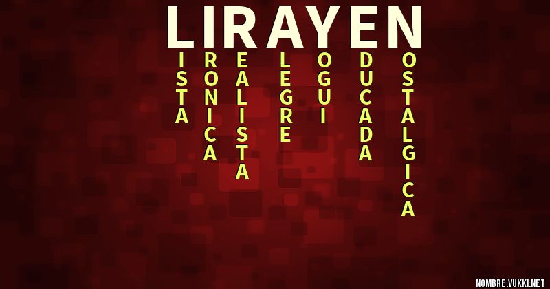 Acróstico lirayen