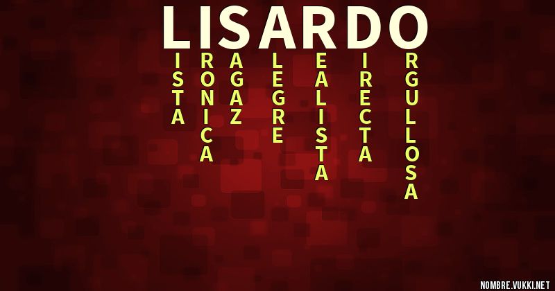 Acróstico lisardo
