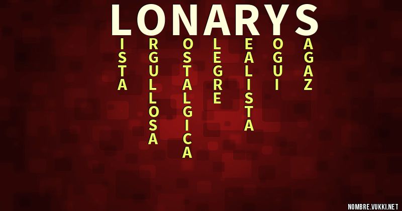 Acróstico lonarys