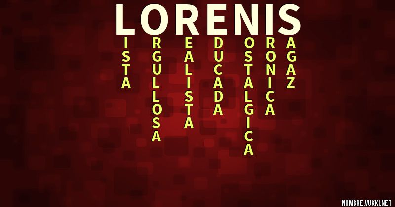 Acróstico lorenis