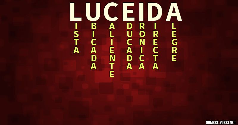 Acróstico luceida