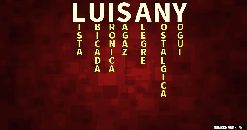 Acróstico luisany