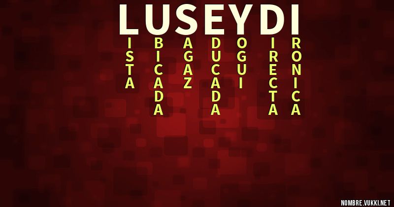 Acróstico luseydi