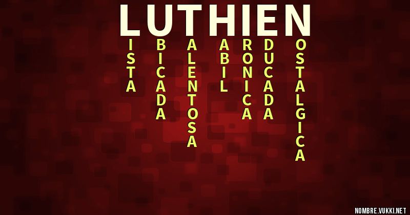Acróstico luthien