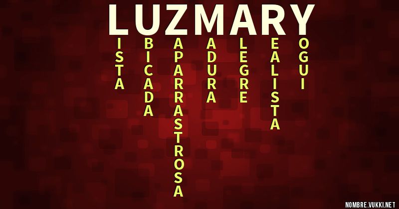 Acróstico luz.mary