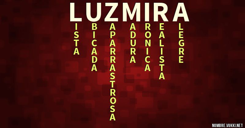 Acróstico luzmira