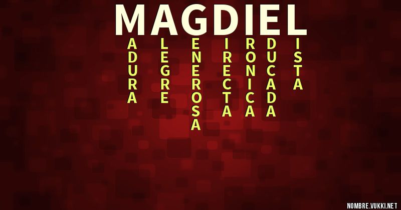 Acróstico magdiel