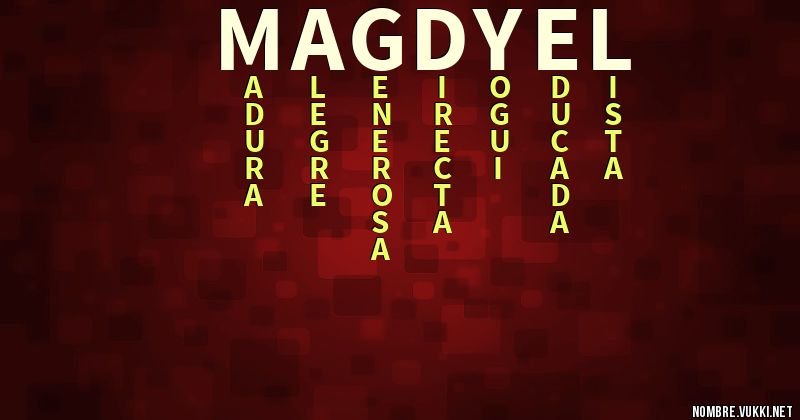 Acróstico magdyel