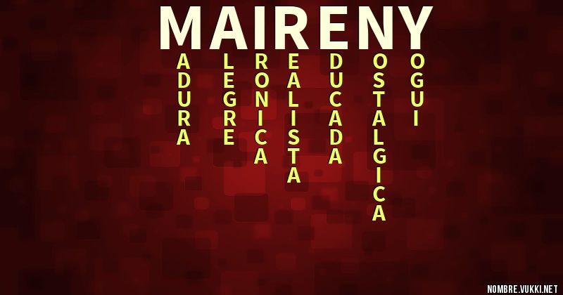 Acróstico maireny