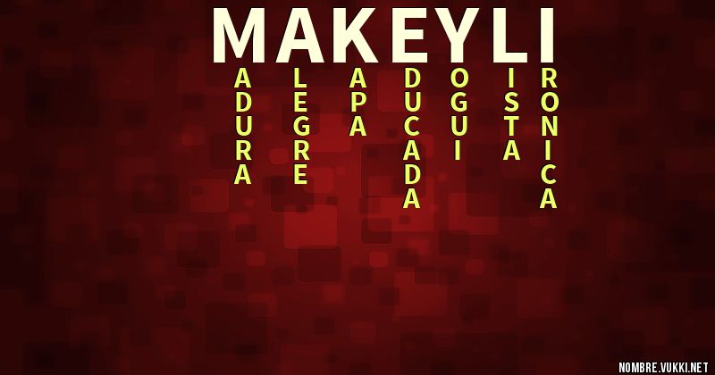 Acróstico makeyli