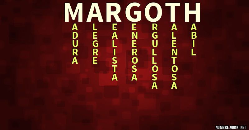 Acróstico margoth