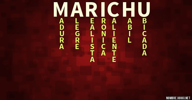 Acróstico marichu