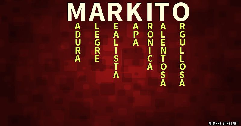 Acróstico markito