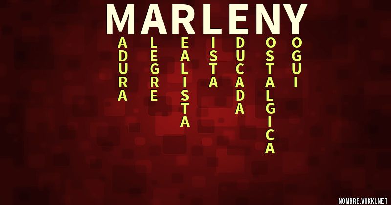 Acróstico marleny