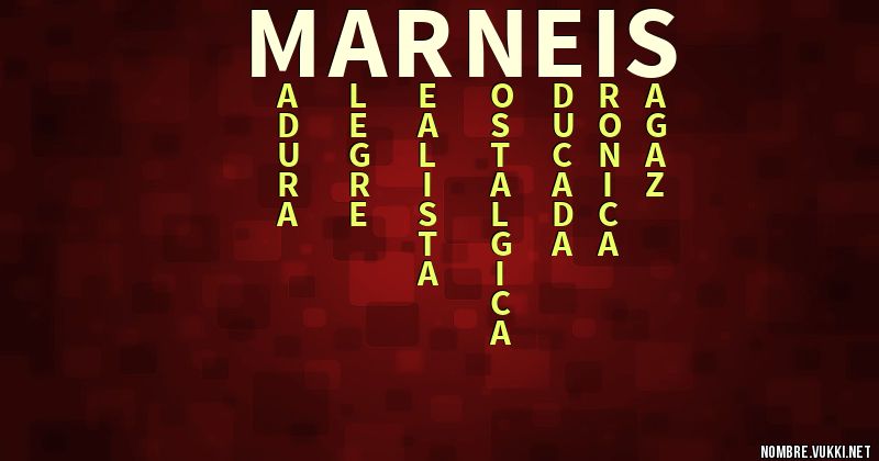 Acróstico marne is