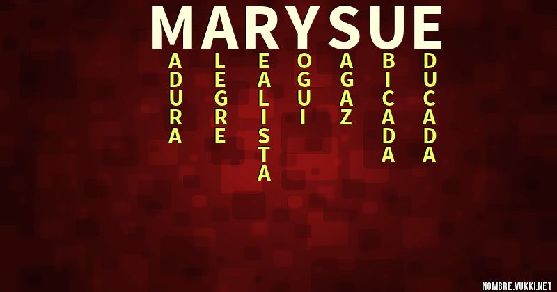 Acróstico mary-sue