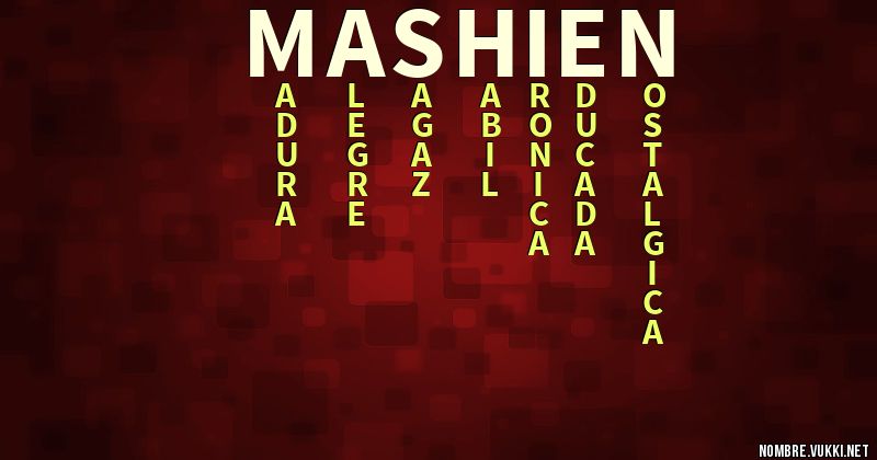 Acróstico mashieñ