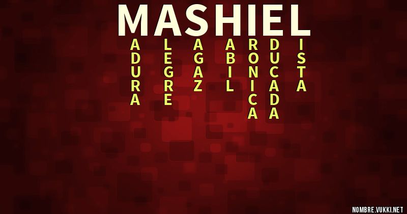 Acróstico mashiel