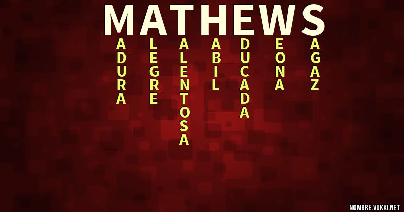 Acróstico mathews