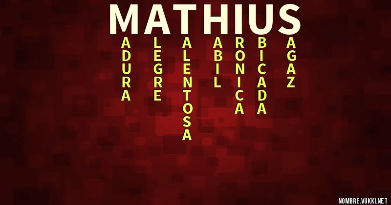 Acróstico mathius