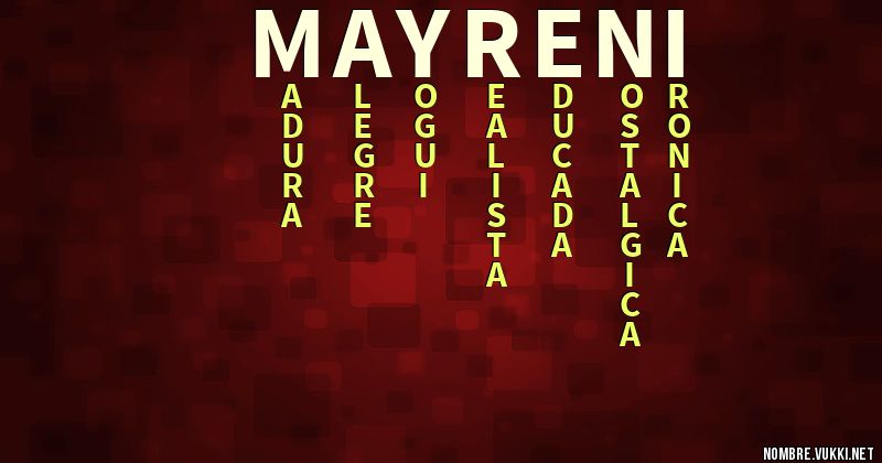 Acróstico mayreni