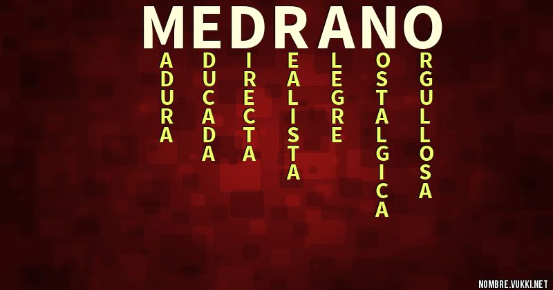 Acróstico medrano