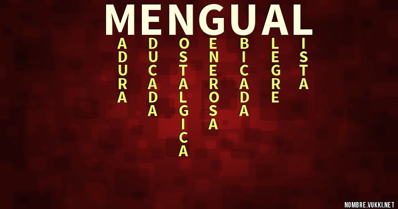 Acróstico mengual