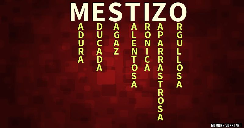 Acróstico mestizo