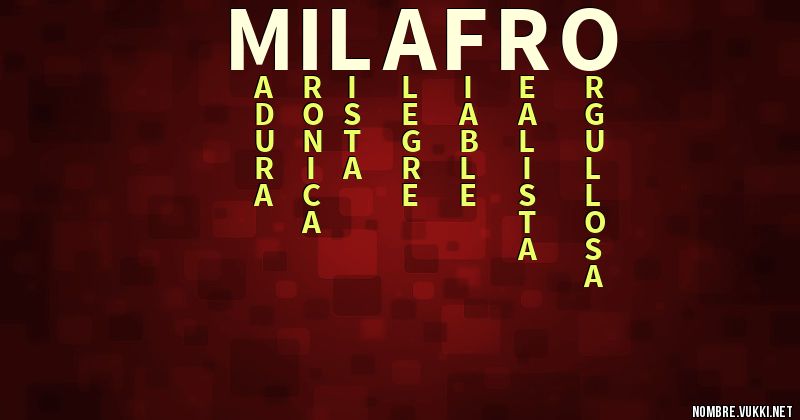 Acróstico milafro