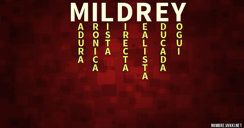 Acróstico mildrey