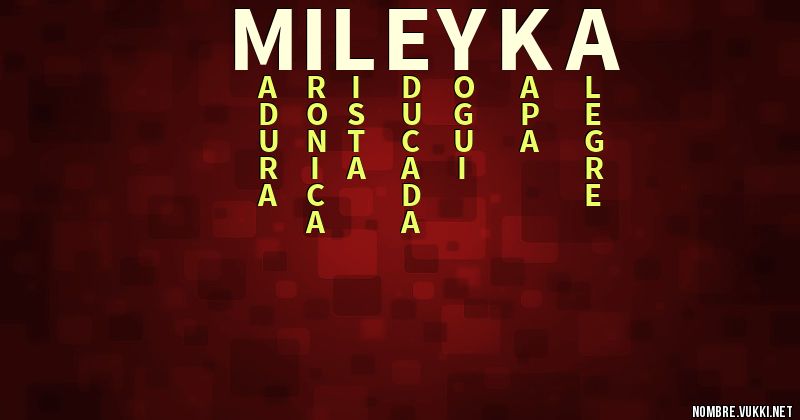 Acróstico mileyka